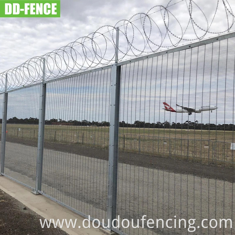 Chinese Supplier Safety 358 Anti Climb Fence Barriers